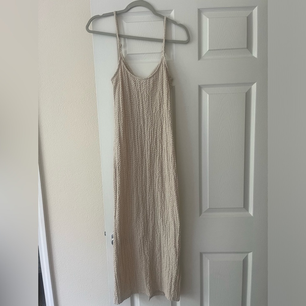 H&M tan dress
